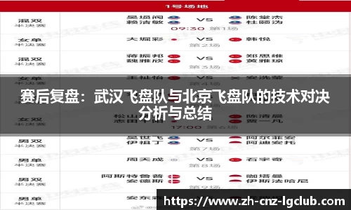 赛后复盘：武汉飞盘队与北京飞盘队的技术对决分析与总结